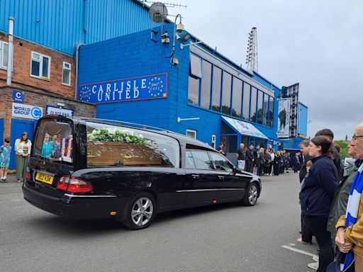 Andrew Jenkins makes poignant final journey to Brunton Park