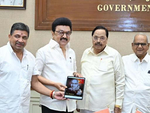 Stalin releases digital commemoration to mark 50th death anniversary of late leader and former CM P.T. Rajan