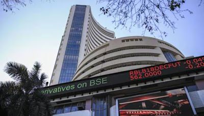 Sensex gains over 1,200 points, Nifty ends at record high