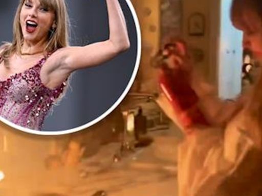 See Video of Taylor Swift Putting Out Fire in Her Home: "Our Purses Are Ruined" - E! Online