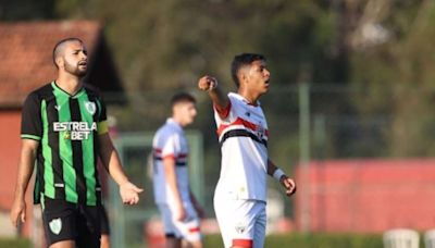 São Paulo e América-MG empatam e seguem mal no Brasileirão Sub-20