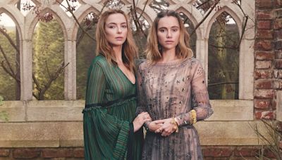 ...Corsets”: When Vogue Dressed Period Drama Costars Suki Waterhouse & Jodie Comer In Tudor-Inspired Fashion