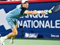 World number one Jannik Sinner of Italy lost to Andrey Rublev in a quarter-final at the ATP Montreal Masters