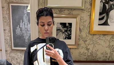 Kourtney Kardashian proves she adopted her Travis Barker's style