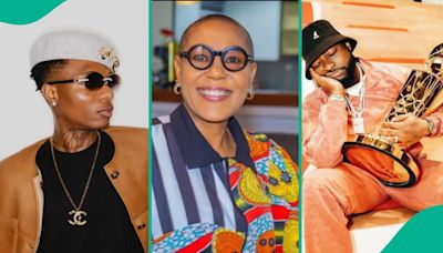 "Old mama rest": Shan George under fire for taking sides in Davido, Wizkid beef