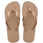 【havaianas 哈瓦仕】Havaianas 哈瓦仕 夾腳拖 Top 香檳金 巴西拖 人字拖 百搭 男女 4000029-3581U