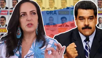 María Fernanda Cabal se despachó contra Nicolás Maduro por retar en público a Edmundo González: “Cobarde es usted”