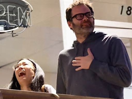 Comedians Ali Wong and Bill Hader Share Laughs During Low-Key LA Date Night