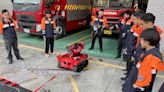 小錢變出大花樣!! 新竹縣政府消防局購置多功能小型消防機器人 提升救災效率及安全!