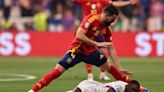 'Dirtiest football pic ever' goes viral as Nacho smashes Kolo Muani's head down