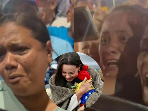 "No te dejes robar las elecciones, por amor a Dios": llanto y clamor en Venezuela por Machado