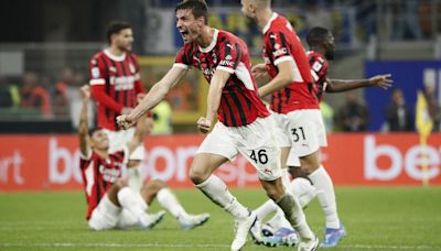 Gabbia ends AC Milan's derby pain with late winner against Inter