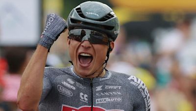 Philipsen ends Tour de France drought with stage victory