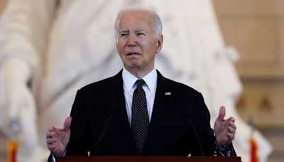 Biden condemns 'ferocious surge' in antisemitism during Holocaust remembrance ceremony