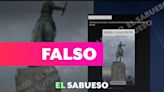 ¿Derriban estatua de Bolívar en Ecuador? Falso, este video es de Colombia en 2020