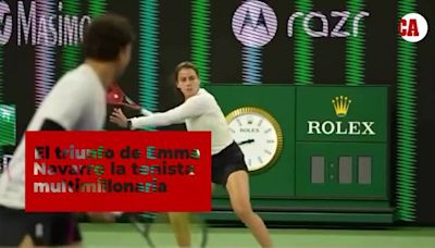 El triunfo de Emma Navarro, la tenista multimillonaria con más dinero que Federer, Nadal y Djokovic juntos - MarcaTV