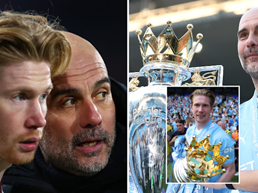 Man City fans think they've worked out which club Pep Guardiola and Kevin De Bruyne will join in 2025