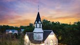 A 125-year-old church sat dilapidated for decades in a small Texas town, but now it's a cozy rental with a loft and original features. Take a look inside.