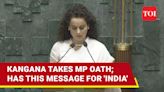 ... Parliament Showdown Loading? Mandi MP Warns Against 'Chilam Chilli... | TOI Original - Times of India Videos