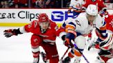 Hurricanes hold on to beat Islanders to open NHL playoffs