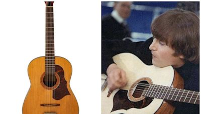 Guitarra perdida de John Lennon es subastada en suma millonaria y bate el récord Beatle - La Tercera