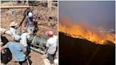 Incendio forestal alcanza tuberías de agua potable en Putla, Oaxaca; deja a la población sin suministro