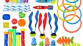 ...Diving Pool Toys for Kids Ages 3-12 Jumbo Set with Storage Bag Pool Games Summer Swim Water FishToys, Now 37% Off