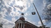 New steeple rises at St. Paul's United Methodist Church in Tallahassee