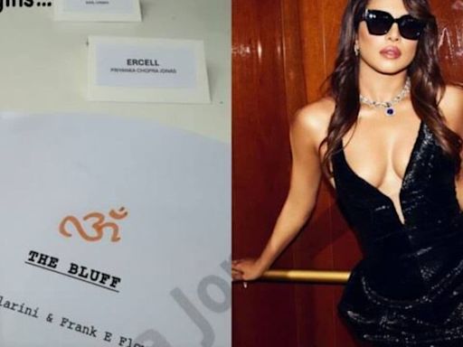 Priyanka Chopra begins the reading of her next Hollywood project ‘The Bluff’, writes ‘Om’ on the script