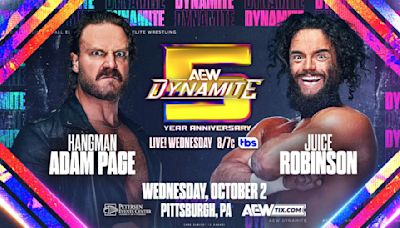 Hangman Page y Juice Robinson se enfrentarán en el quinto aniversario de AEW Dynamite