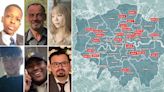 Map reveals list of fatal stabbings in London so far in 2024