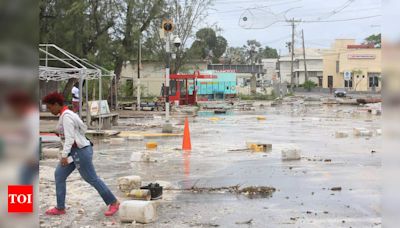 Hurricane Beryl, a Category 4 storm, pummels Caribbean islands, eyes Jamaica - Times of India