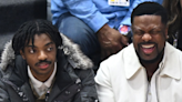 Chris Tucker And His Son Destin Attend NBA Finals Game In Miami