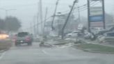 Tornado leaves path of destruction across Houston