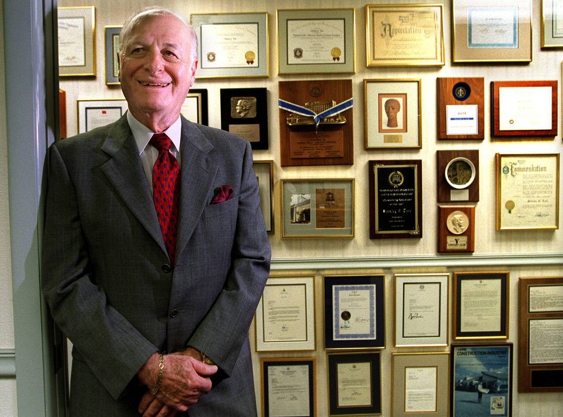 A Miami builder and finance whiz helped you pay for college. Stanley Tate has died at 96