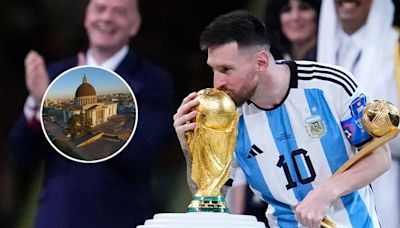 Lanzaron una campaña para que Messi visite el Santuario de San Nicolás, una promesa del jugador si la Argentina ganaba el Mundial