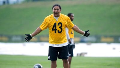 Troy Polamalu in disguise at Steelers training camp