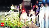 3,000kg Artificially Ripened Mangoes Seized and Destroyed in Trichy | Trichy News - Times of India