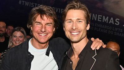 Tom Cruise makes appearance at Twisters premiere with Glen Powell