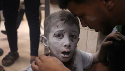 Israel-Gaza war live: dozens reported dead after Israeli strike on Gaza school