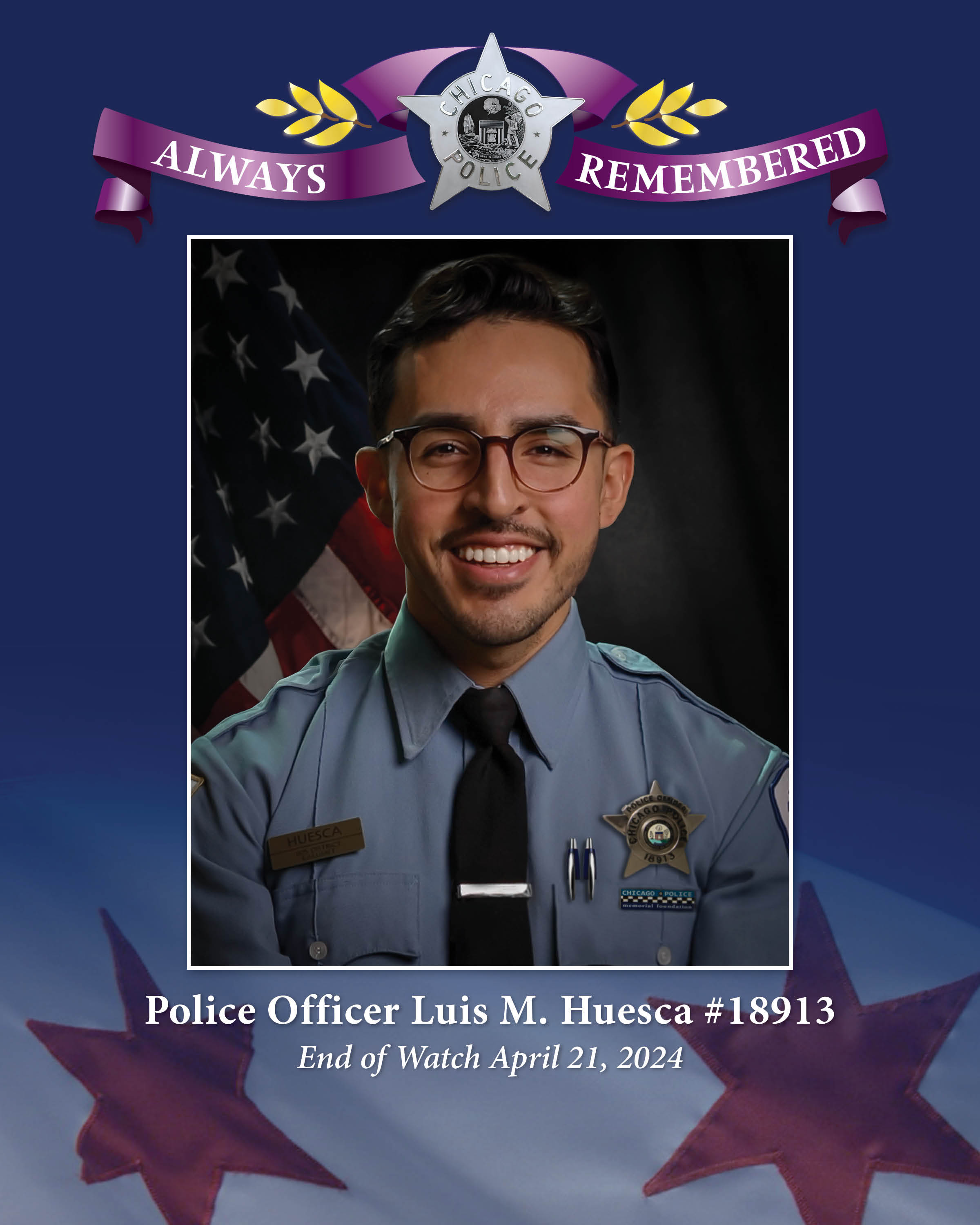 Services set for Chicago Police Officer Luis Huesca as off-duty killing ruled line-of-duty death