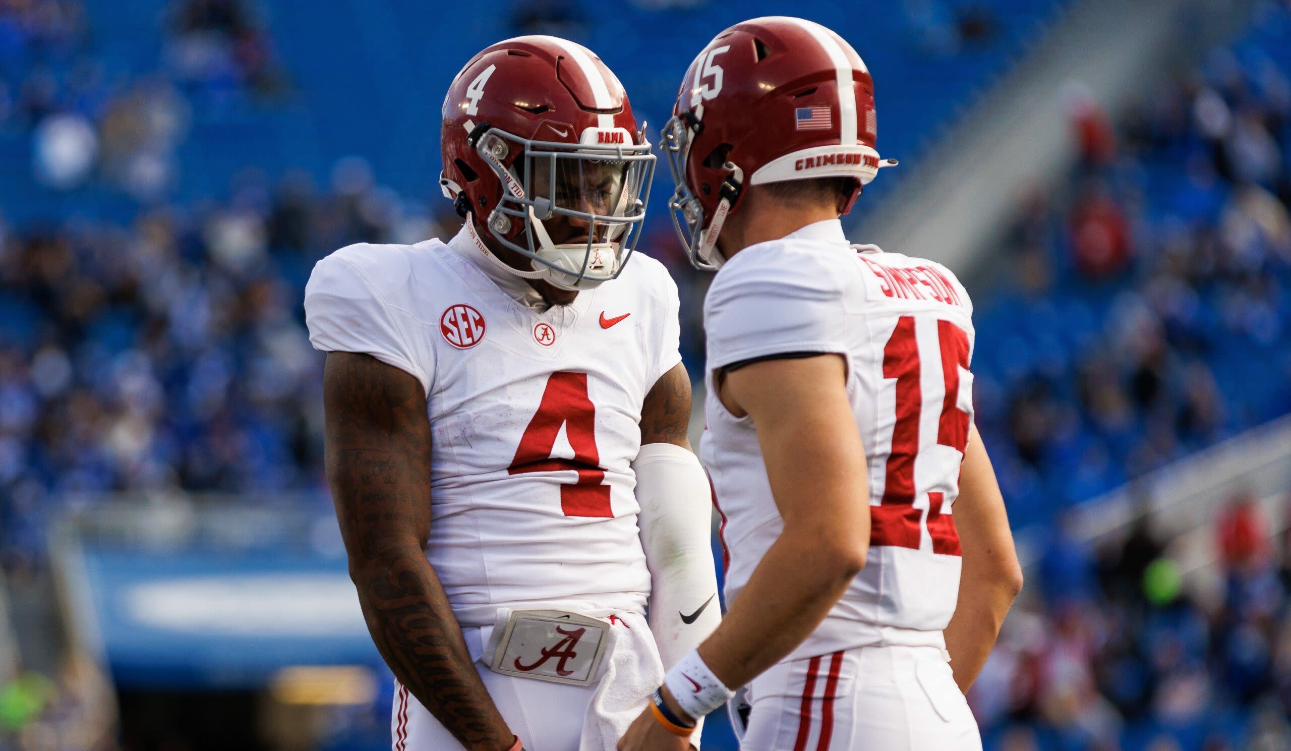 Where does Alabama’s QB room rank among other elite teams in 2024?