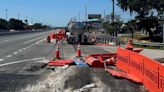 Semi truck driver fell asleep, crashed into construction zone in Palm Harbor: FHP