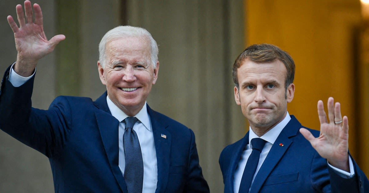 Biden looks to French elections to boost his political case — but it's complicated