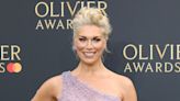 Hannah Waddingham shines in sparkling lilac gown