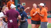 Texas and Texas A&M softball coaches were ejected Friday. Are they available for game two?