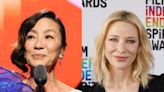 ‘Ya tiene dos premios Óscar’: Michelle Yeoh divide a los fans al compartir un artículo sobre Cate Blanchett