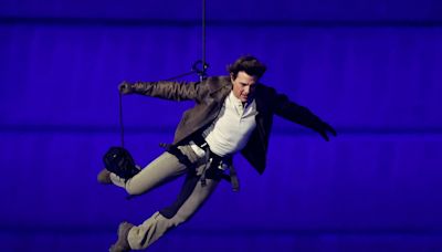 Tom Cruise Did His Daring Skydiving Stunt at Olympics Closing Ceremony for Free