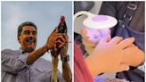 Elecciones en Venezuela: es manicurista y se hizo viral por sus curiosos diseños “gallo pinto” para apoyar a Nicolás Maduro