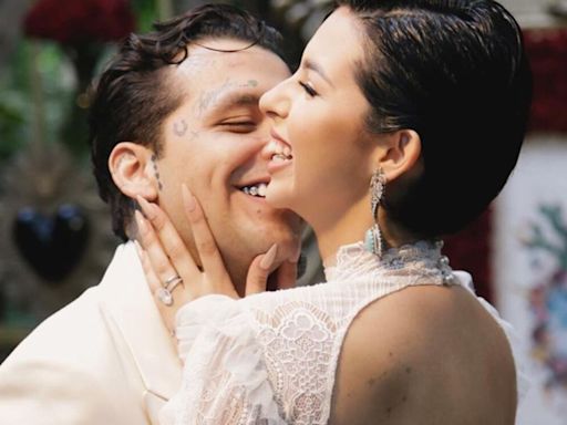 Ángela Aguilar y Christian Nodal publican sus primeras fotografías ya como marido y mujer